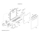 Bosch SHP865WF5N/10 door/dispenser diagram