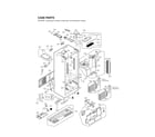 LG LFX25992ST/00 case parts diagram