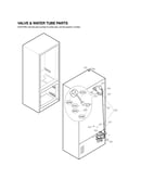 Valve & water tube parts