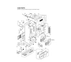 LG LFX25992ST/01 case parts diagram