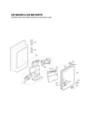 Ice maker & ice bin parts