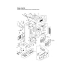LG LFX25992ST/02 case parts diagram