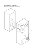 Valve & water tube parts