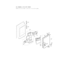 LG LFX28978SW/04 ice maker & ice bin parts diagram
