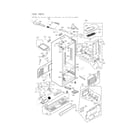 LG LFX28991ST/01 case parts diagram