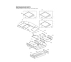 LG LFX28991ST/01 refrigerator parts diagram