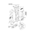 LG LFX29927ST/02 case parts diagram