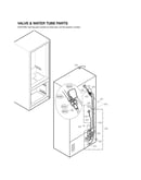 Valve & water tube parts