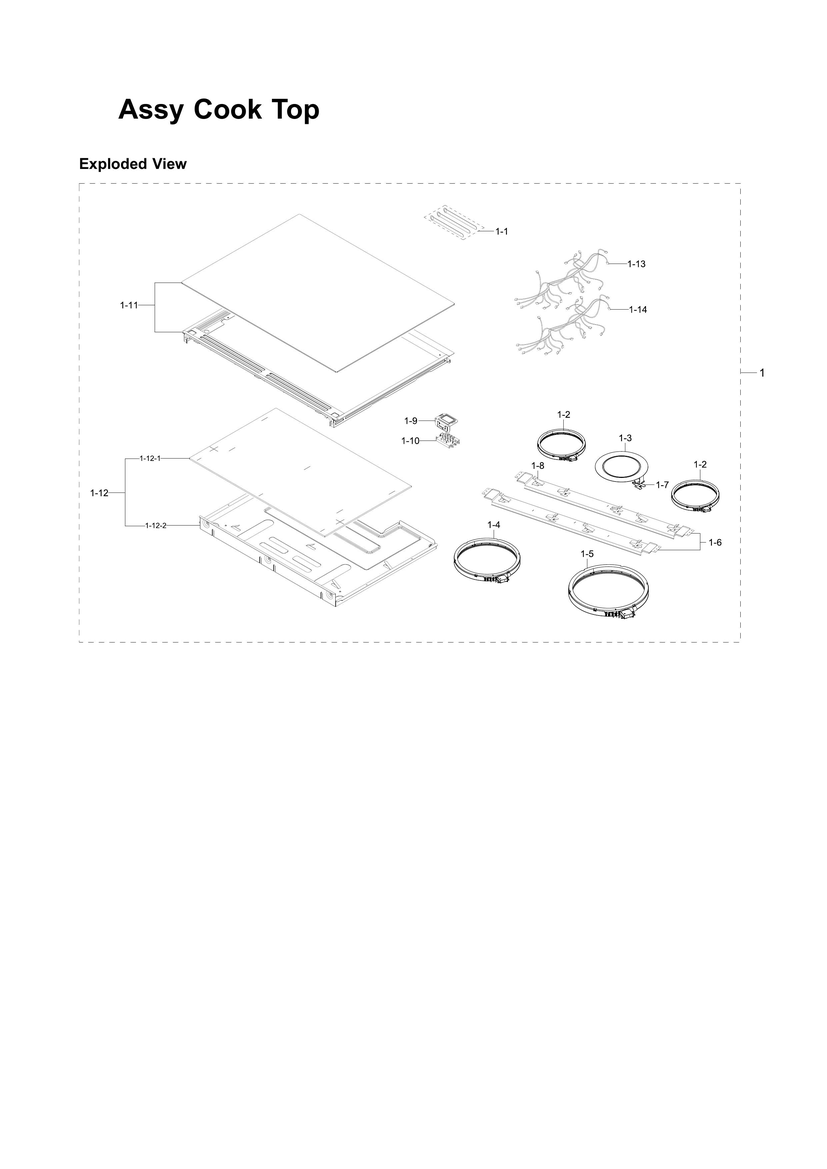 Cooktop assy