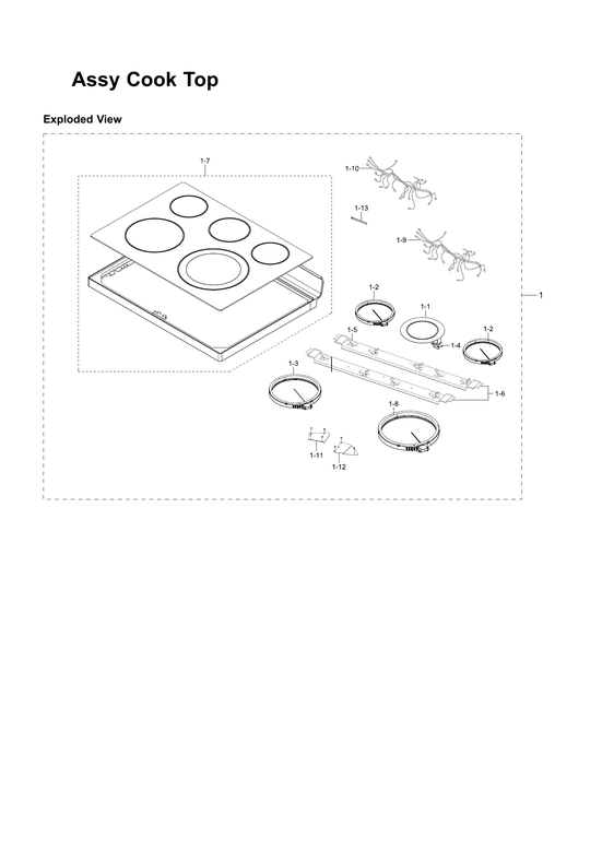 Cooktop assy