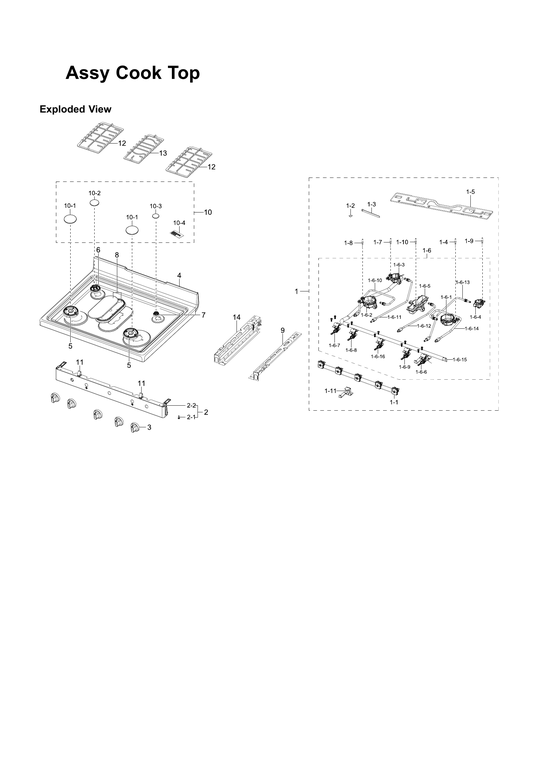 COOKTOP ASSY