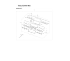 Samsung NX58K9850SG/AA-03 control box assy diagram