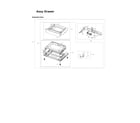 Samsung NX58M6850SG/AA-01 drawer assy diagram