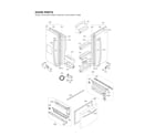LG LFX23961SB/02 door parts diagram