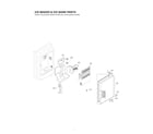 LG LFX23961SB/02 ice maker & ice bank parts diagram