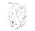 LG LFX23961SW/02 case parts diagram