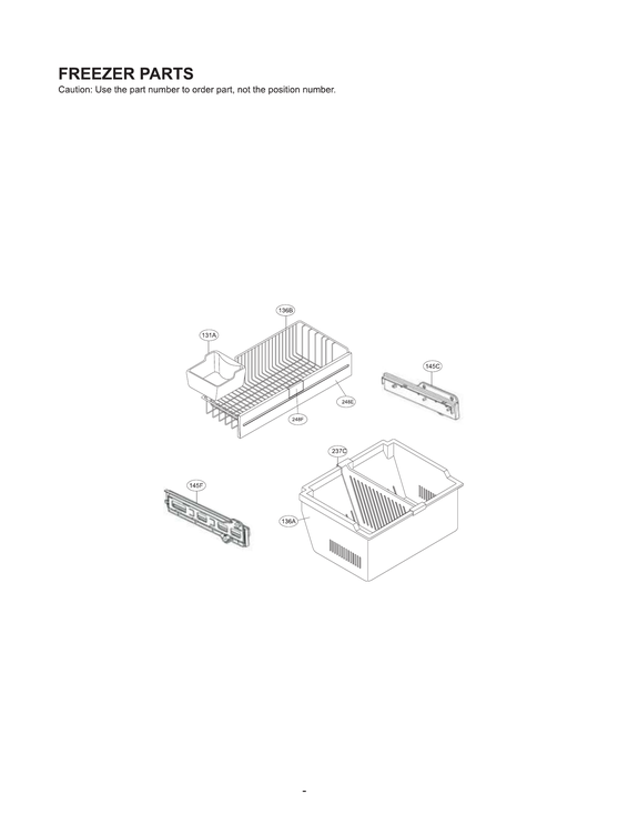 Freezer parts