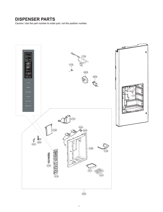 DISPENSER PARTS