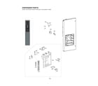 LG LFX23961SW/02 dispenser parts diagram