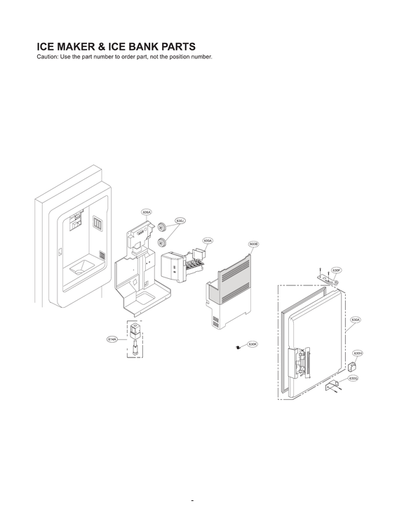 Ice maker & ice bank parts