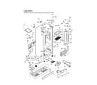 LG LFX25974SW/03 case parts diagram