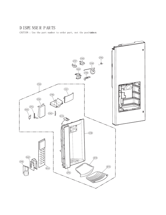 DISPENSER PARTS