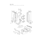 LG LFX28968SB/02 door parts diagram