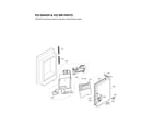 LG LFX28968SB/03 ice maker & ice bin parts diagram