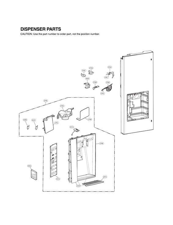 DISPENSER PARTS