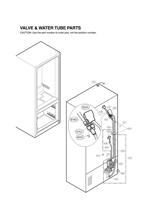 VALVE & WATER TUBE PARTS