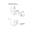 LG LFX29945ST/02 ice maker & ice bin parts diagram