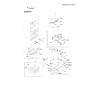Samsung RF23M8590SR/AA-01 freezer parts diagram