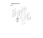 Samsung RF23M8590SR/AA-01 right refrigerator door parts diagram