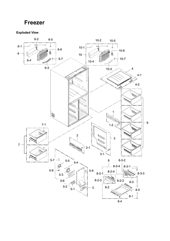 Freezer parts