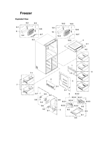 Freezer parts