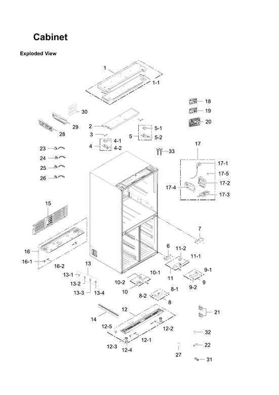 Cabinet parts