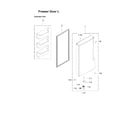 Samsung RF24J9960S4/AA-05 left freezer door parts diagram