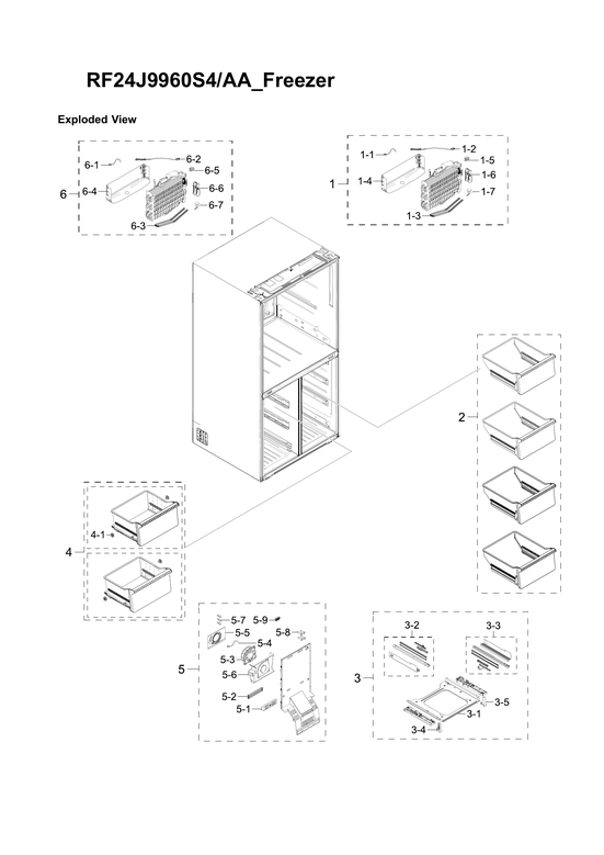 Freezer parts