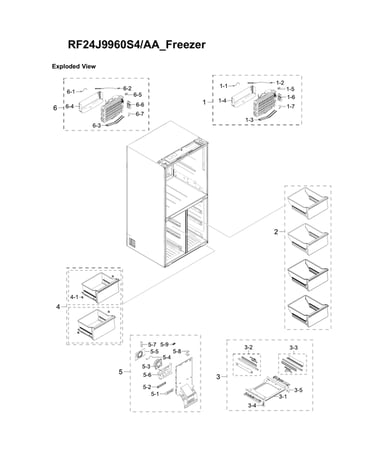 Freezer parts