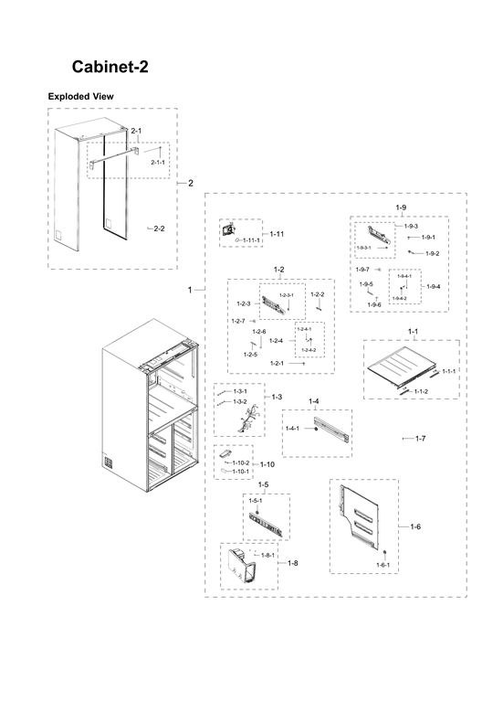 Cabinet 2 parts