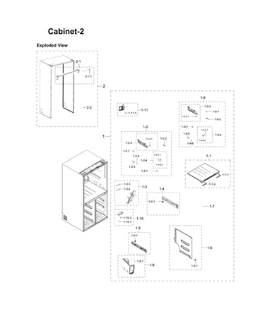 Cabinet 2 parts
