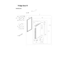 Samsung RF24J9960S4/AA-06 right refrigerator door parts diagram
