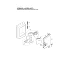 LG LFX31915SB/02 ice maker & ice bin parts diagram