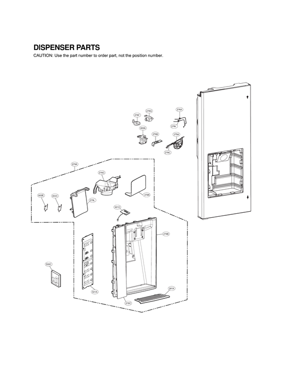 DISPENSER PARTS