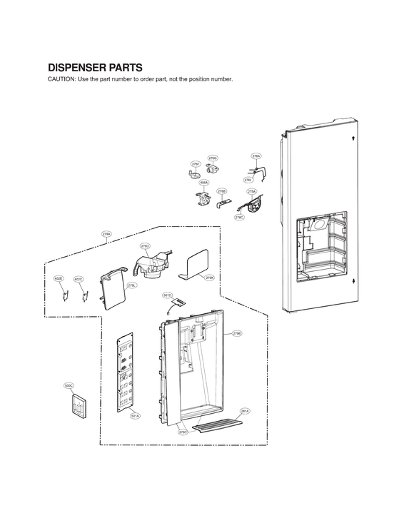 DISPENSER PARTS