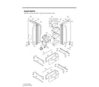 LG LMX25985ST/00 door parts diagram
