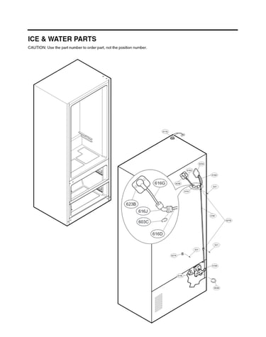 Ice & water parts