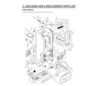 LG LMX28987ST/03 case parts diagram