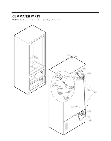 Ice & water parts