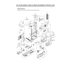LG LMXS30786S/00 case parts diagram